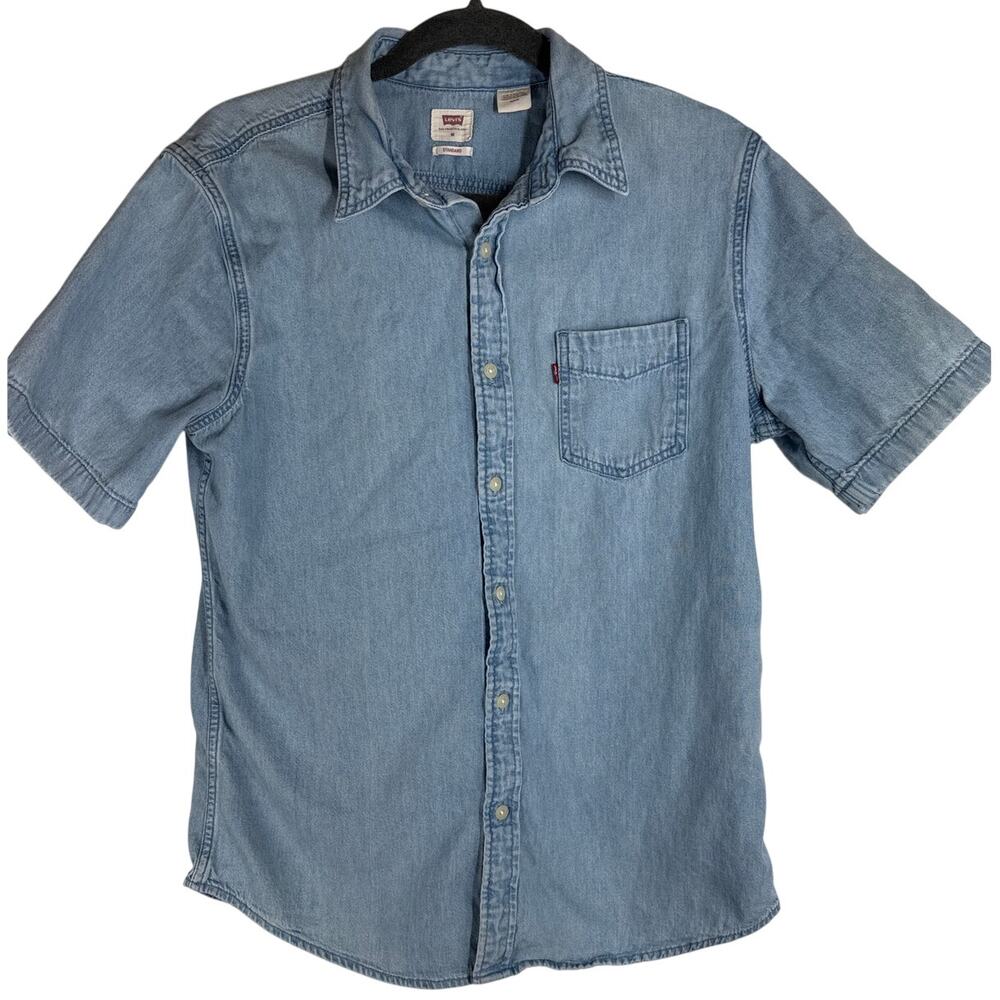 Levi's Short-Sleeve Classic One-Pocket Standard Fit Shirt, Medium, Mens